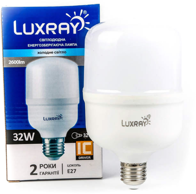 Лампа світлодіодна Luxray (6941372123161) 32Вт, E27, 6400K